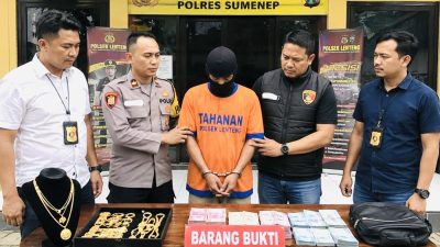 Tiga Kali Bobol Kamar Korban, Pelaku Pencurian di Lenteng Akhirnya Dibekuk Polisi