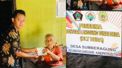 Pemerintah Desa Sumberagung Salurkan BLT DD Periode Januari-Maret kepada 14 KPM