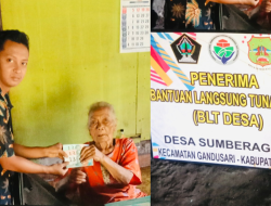 Pemerintah Desa Sumberagung Salurkan BLT DD Periode Januari-Maret kepada 14 KPM