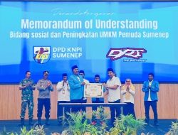 DRT The Big Family dan KNPI Sumenep Teken MoU untuk Pengembangan UMKM Pemuda